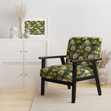 White And Green Peonies Retreat Oasis - Bohemian Accent Slipper Chair