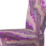 Segment Layers Of Marbled Rock- Upholstered Accent Chair