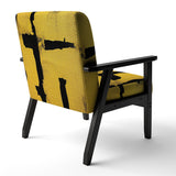 Glam Dancing Shape I- Upholstered Accent Chair