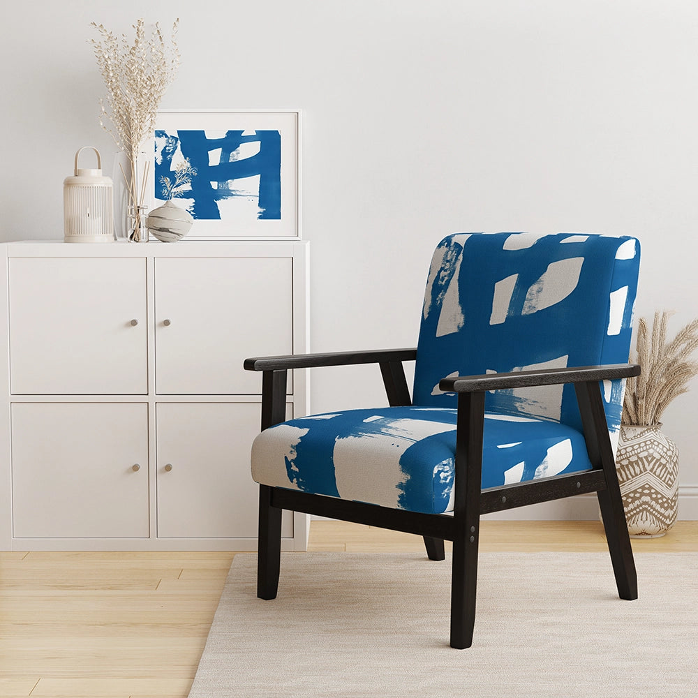 Crossing Paths I- Upholstered Accent Chair