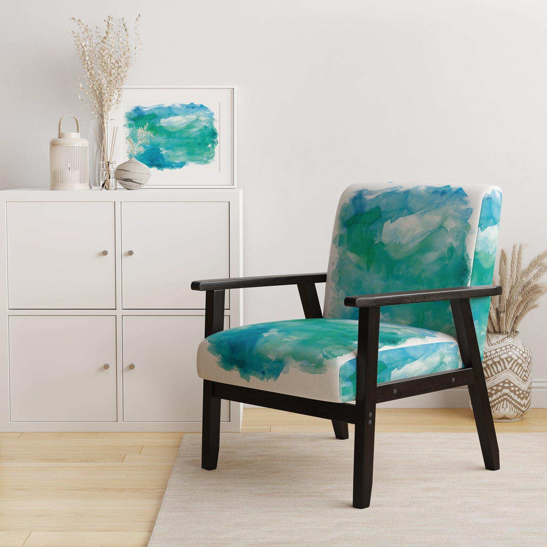 Sea Glass - Farmhouse Accent Chair