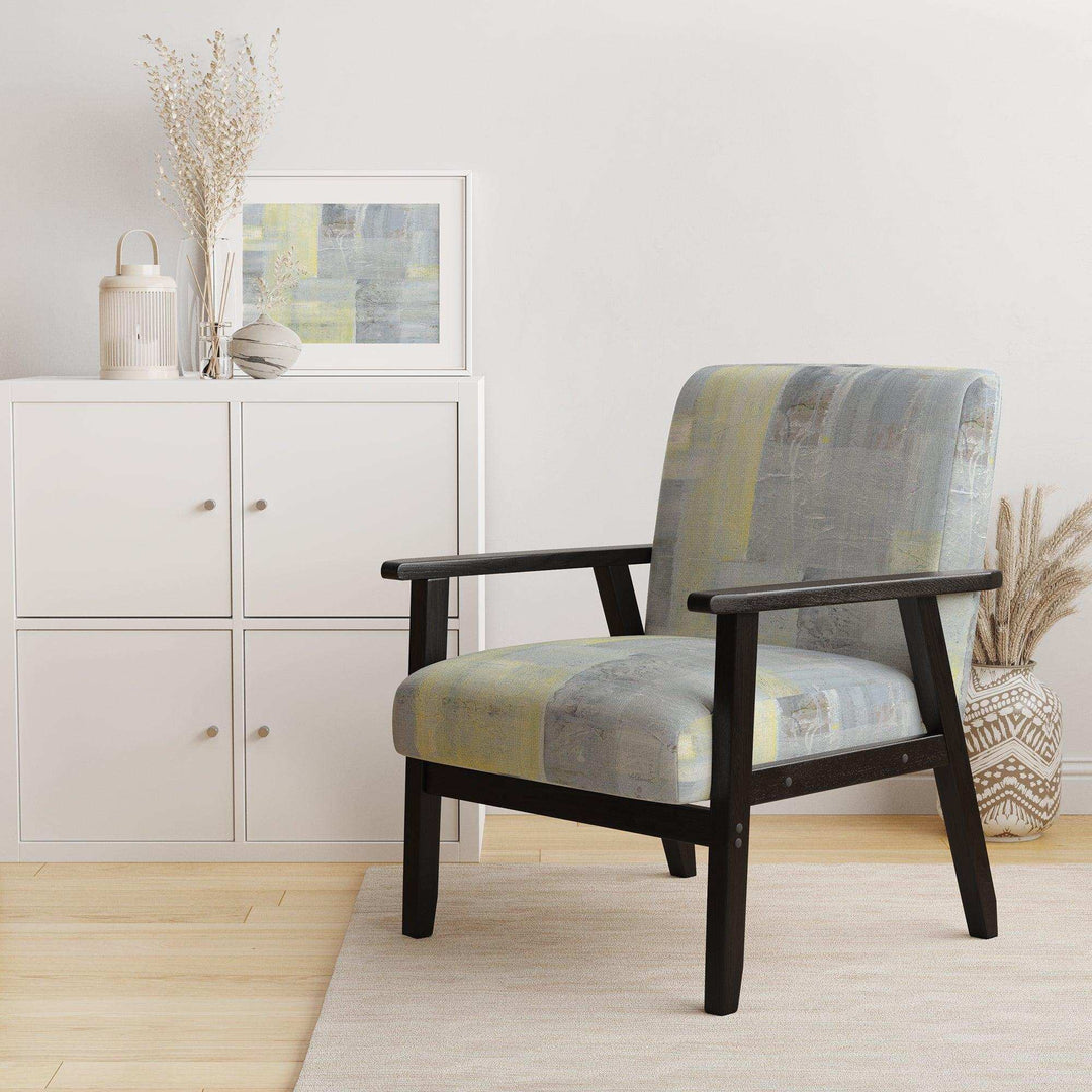 Patchwork Abstract II - Modern Accent Chair
