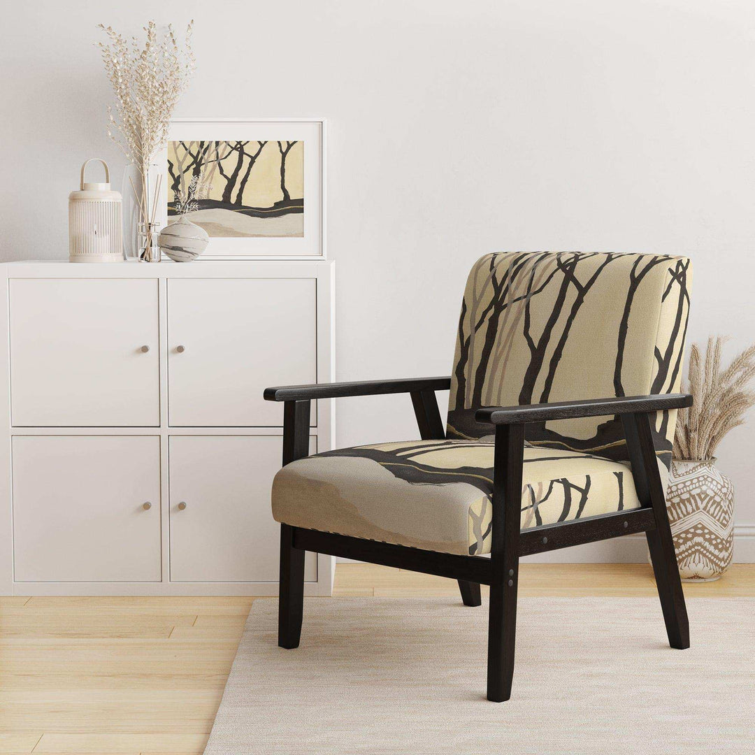 Forest Silhouette IV - Modern Accent Chair