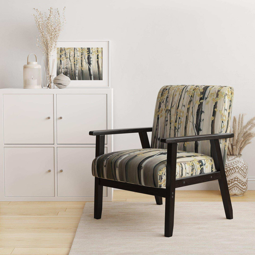 Golden Birch Forest IV Cabin &amp; Lodge Accent Chair