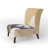 Brechta Vibrant Curve Design II- Upholstered Accent Chair