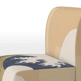 Brechta Vibrant Curve Design II- Upholstered Accent Chair