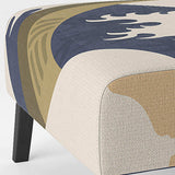 Brechta Vibrant Curve Design II- Upholstered Accent Chair