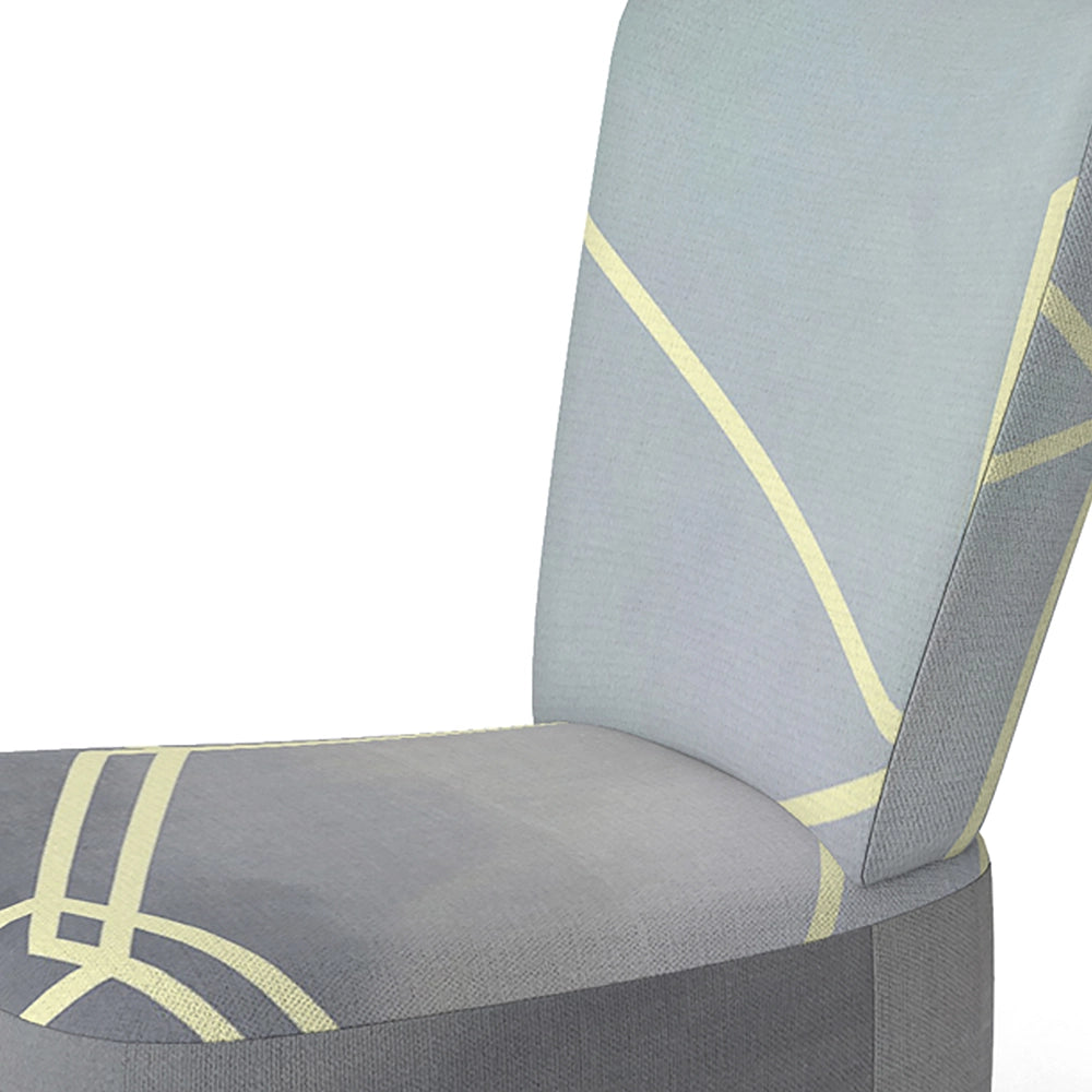 Brechta Vibrant Curve Design II- Upholstered Accent Chair