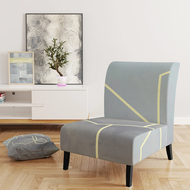 Brechta Vibrant Curve Design II- Upholstered Accent Chair