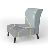 Brechta Vibrant Curve Design II- Upholstered Accent Chair