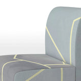 Brechta Vibrant Curve Design II- Upholstered Accent Chair