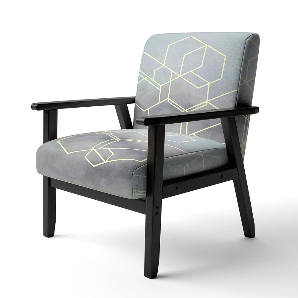 Brechta Vibrant Curve Design II- Upholstered Accent Chair
