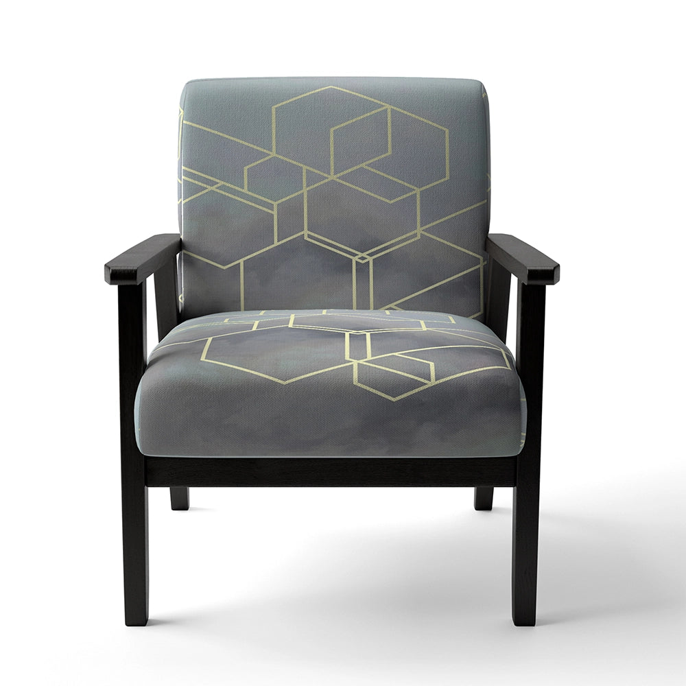 Brechta Vibrant Curve Design II- Upholstered Accent Chair