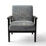 Brechta Vibrant Curve Design II- Upholstered Accent Chair