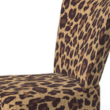 Leopard Fur II - Upholstered Cabin & Lodge Accent Slipper Chair