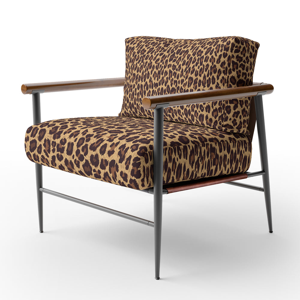 Leopard Fur II - Upholstered Accent Chair