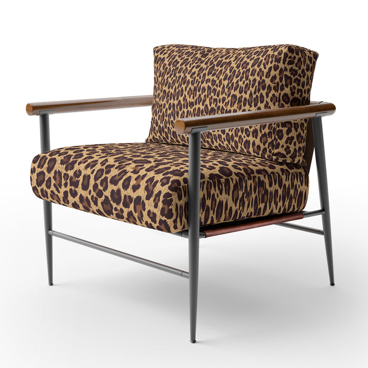 Leopard Fur II - Upholstered Accent Chair