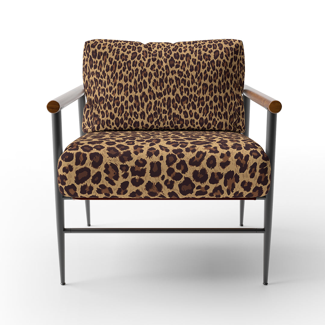 Leopard Fur II - Upholstered Accent Chair