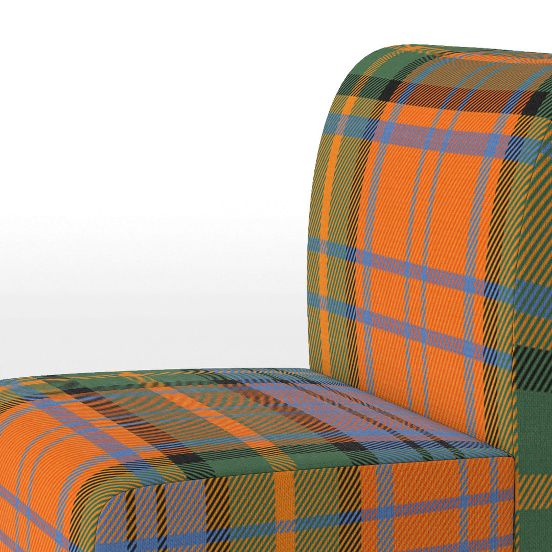 Autumn Plaid Tartan - Upholstered Accent Chair