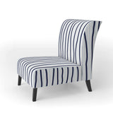 Jacaury Black and White- Upholstered Accent Chair