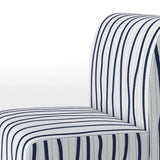 Jacaury Black and White- Upholstered Accent Chair