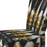 Fashion Designer Champagne Bottles - Glam Arm Chair