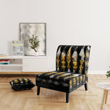 Fashion Designer Champagne Bottles - Glam Arm Chair