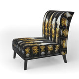 Fashion Designer Champagne Bottles - Glam Arm Chair