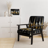 Fashion Designer Champagne Bottles - Glam Arm Chair