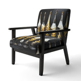 Fashion Designer Champagne Bottles - Glam Arm Chair