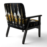Fashion Designer Champagne Bottles - Glam Arm Chair