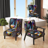 Designer Vibrant Heels - Glam Accent Slipper Chair