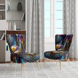 Designer Vibrant Heels - Glam Accent Slipper Chair