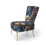 Designer Vibrant Heels - Glam Accent Slipper Chair