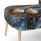 Designer Vibrant Heels - Glam Accent Slipper Chair