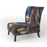 Designer Vibrant Heels - Glam Accent Slipper Chair
