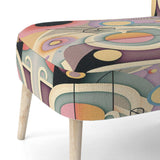 Pastel Art Deco IV- Upholstered Accent Chair