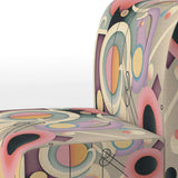 Pastel Art Deco IV- Upholstered Accent Chair