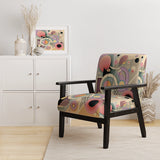 Pastel Art Deco IV- Upholstered Accent Chair