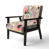 Pastel Art Deco IV- Upholstered Accent Chair