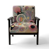 Pastel Art Deco IV- Upholstered Accent Chair