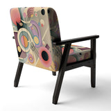 Pastel Art Deco IV- Upholstered Accent Chair