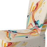 Multi-Color Watercolor Movement - Upholstered Modern Accent Chairs