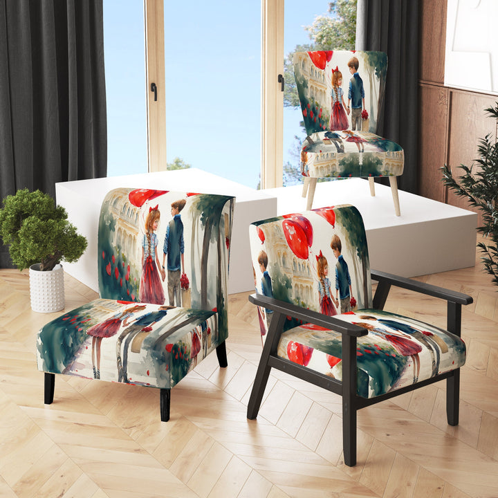 Young Love - Traditional Accent Slipper Chair