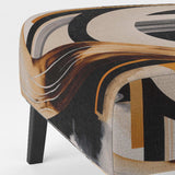 Gold Touch Art Deco I- Upholstered Accent Chair