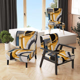 Glam Gold And Black Expression IV- Upholstered Accent Chair