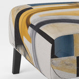 Glam Gold And Black Expression IV- Upholstered Accent Chair