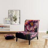 Blooming Gerbera Daisy Flowers - Traditional Arm Chair