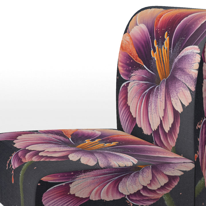 Blooming Gerbera Daisy Flowers - Traditional Arm Chair