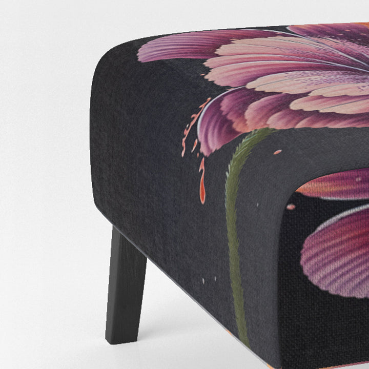 Blooming Gerbera Daisy Flowers - Traditional Arm Chair